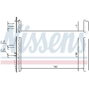 Izmenjivač toplote NISSENS NIS 73655 IC-9D28FB