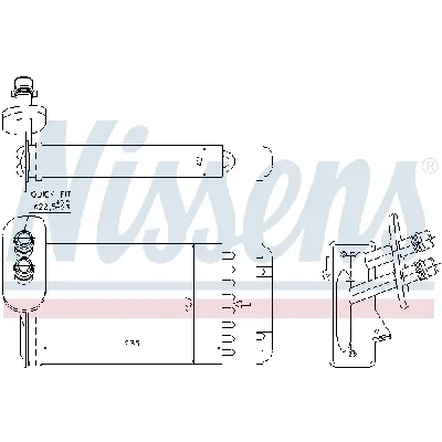Izmenjivač toplote NISSENS NIS 73921 IC-474307