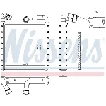 Izmenjivač toplote NISSENS NIS 73943 IC-DA5A87