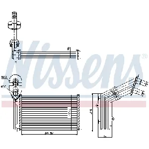 Izmenjivač toplote NISSENS NIS 73973 IC-A359DA
