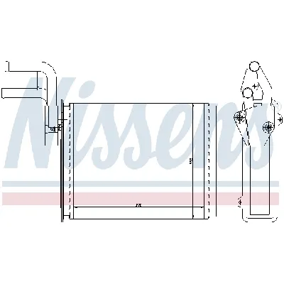 Izmenjivač toplote NISSENS NIS 73987 IC-A96018
