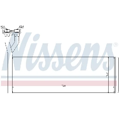 Izmenjivač toplote NISSENS NIS 75005 IC-AAB643