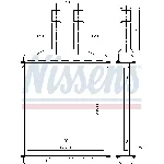 Izmenjivač toplote NISSENS NIS 76505 IC-A359DE