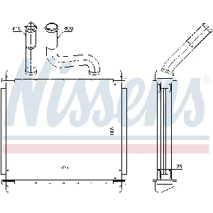 Izmenjivač toplote NISSENS NIS 76507 IC-A359E0