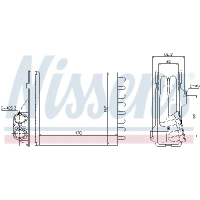 Izmenjivač toplote NISSENS NIS 76512 IC-C7311D