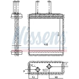 Izmenjivač toplote NISSENS NIS 77505 IC-A359E9