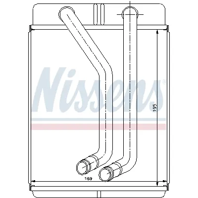 Izmenjivač toplote NISSENS NIS 77507 IC-A359EB