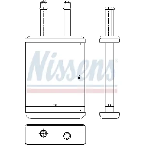 Izmenjivač toplote NISSENS NIS 77524 IC-A359FA