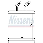 Izmenjivač toplote NISSENS NIS 77526 IC-A96016