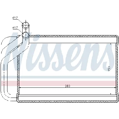 Izmenjivač toplote NISSENS NIS 77532 IC-A96014