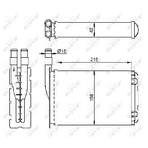 Izmenjivač toplote NRF NRF 507339 IC-AE5A38