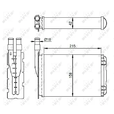 Izmenjivač toplote NRF NRF 507339 IC-AE5A38