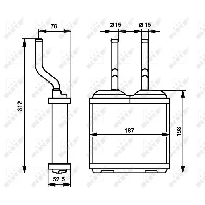 Izmenjivač toplote NRF NRF 52103 IC-AE5685