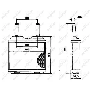 Izmenjivač toplote NRF NRF 52113 IC-AE5687