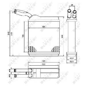 Izmenjivač toplote NRF NRF 52134 IC-BF38A5