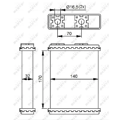 Izmenjivač toplote NRF NRF 52230 IC-AE56A1