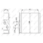 Izmenjivač toplote NRF NRF 53204 IC-AE56AE