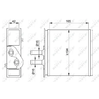 Izmenjivač toplote NRF NRF 53204 IC-AE56AE