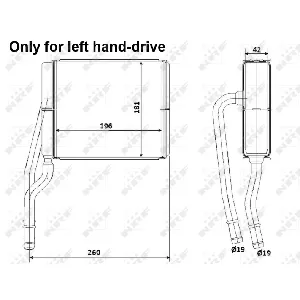 Izmenjivač toplote NRF NRF 53206 IC-AE56B0