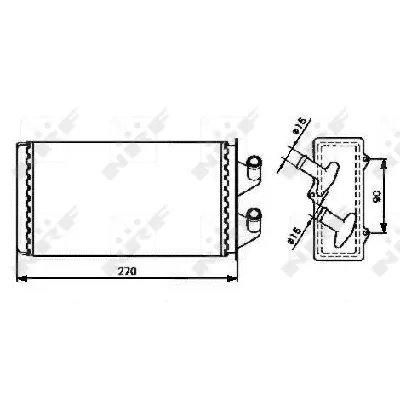 Izmenjivač toplote NRF NRF 53213 IC-AE56B7