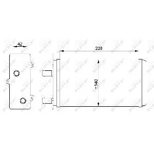 Izmenjivač toplote NRF NRF 53214 IC-AE56B8
