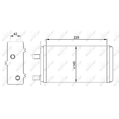 Izmenjivač toplote NRF NRF 53214 IC-AE56B8