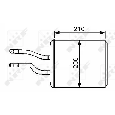 Izmenjivač toplote NRF NRF 53244 IC-AE56D1