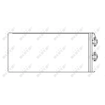Izmenjivač toplote NRF NRF 53545 IC-C3FEAC
