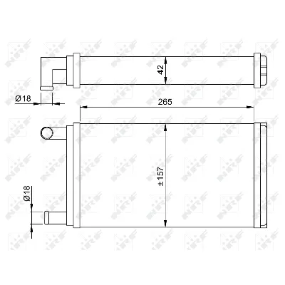Izmenjivač toplote NRF NRF 53555 IC-C2FF7C