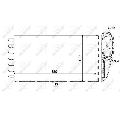 Izmenjivač toplote NRF NRF 53560 IC-C2FF81