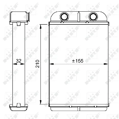 Izmenjivač toplote NRF NRF 53611 IC-AE5731