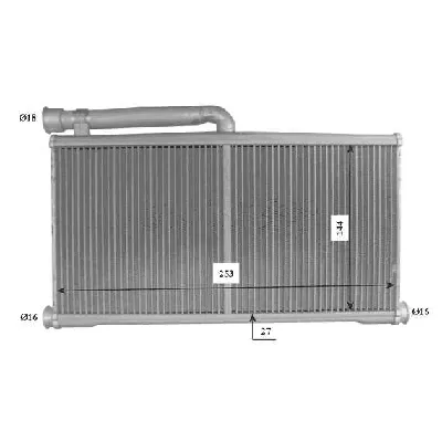 Izmenjivač toplote NRF NRF 54206 IC-BFEC6C