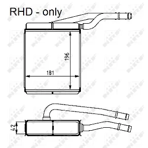 Izmenjivač toplote NRF NRF 54226 IC-C2FFED