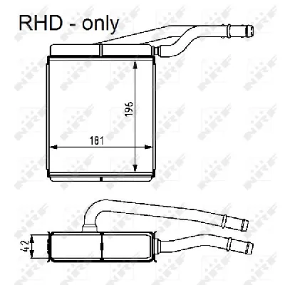 Izmenjivač toplote NRF NRF 54226 IC-C2FFED