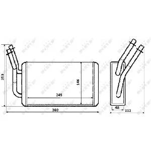 Izmenjivač toplote NRF NRF 54230 IC-C3CA4C