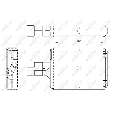 Izmenjivač toplote NRF NRF 54242 IC-C3A734