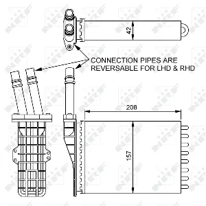 Izmenjivač toplote NRF NRF 54245 IC-C3A736