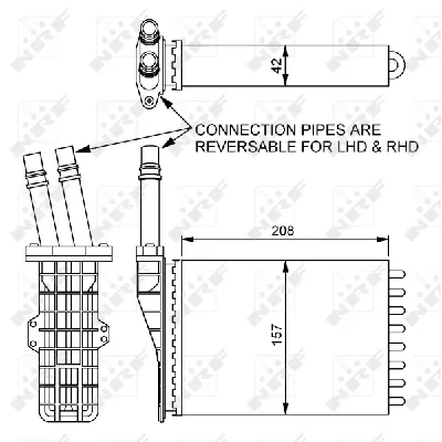 Izmenjivač toplote NRF NRF 54245 IC-C3A736