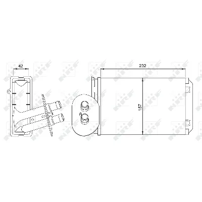 Izmenjivač toplote NRF NRF 54247 IC-C3A737