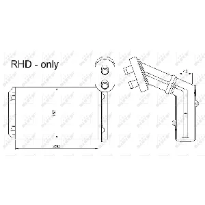 Izmenjivač toplote NRF NRF 54253 IC-C3C99E