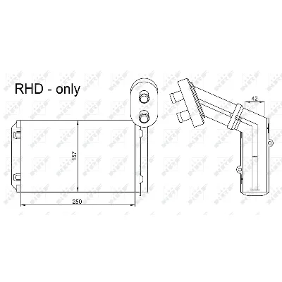 Izmenjivač toplote NRF NRF 54253 IC-C3C99E
