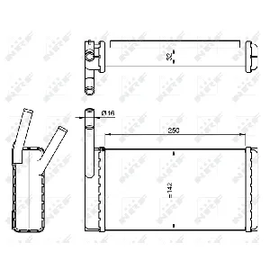 Izmenjivač toplote NRF NRF 54265 IC-C40B80