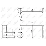 Izmenjivač toplote NRF NRF 54267 IC-C40B82