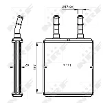 Izmenjivač toplote NRF NRF 54291 IC-CFC2FC