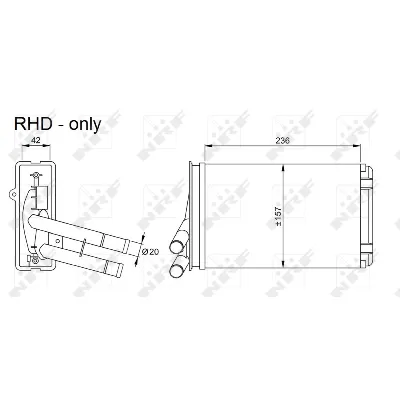 Izmenjivač toplote NRF NRF 54302 IC-D09BDB