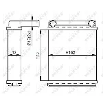 Izmenjivač toplote NRF NRF 54306 IC-D09BDF