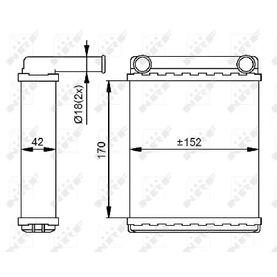 Izmenjivač toplote NRF NRF 54306 IC-D09BDF