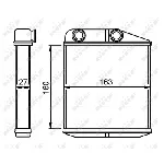 Izmenjivač toplote NRF NRF 54310 IC-D60C13