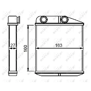 Izmenjivač toplote NRF NRF 54310 IC-D60C13