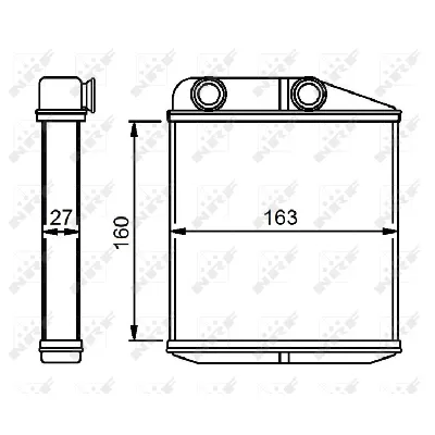 Izmenjivač toplote NRF NRF 54310 IC-D60C13